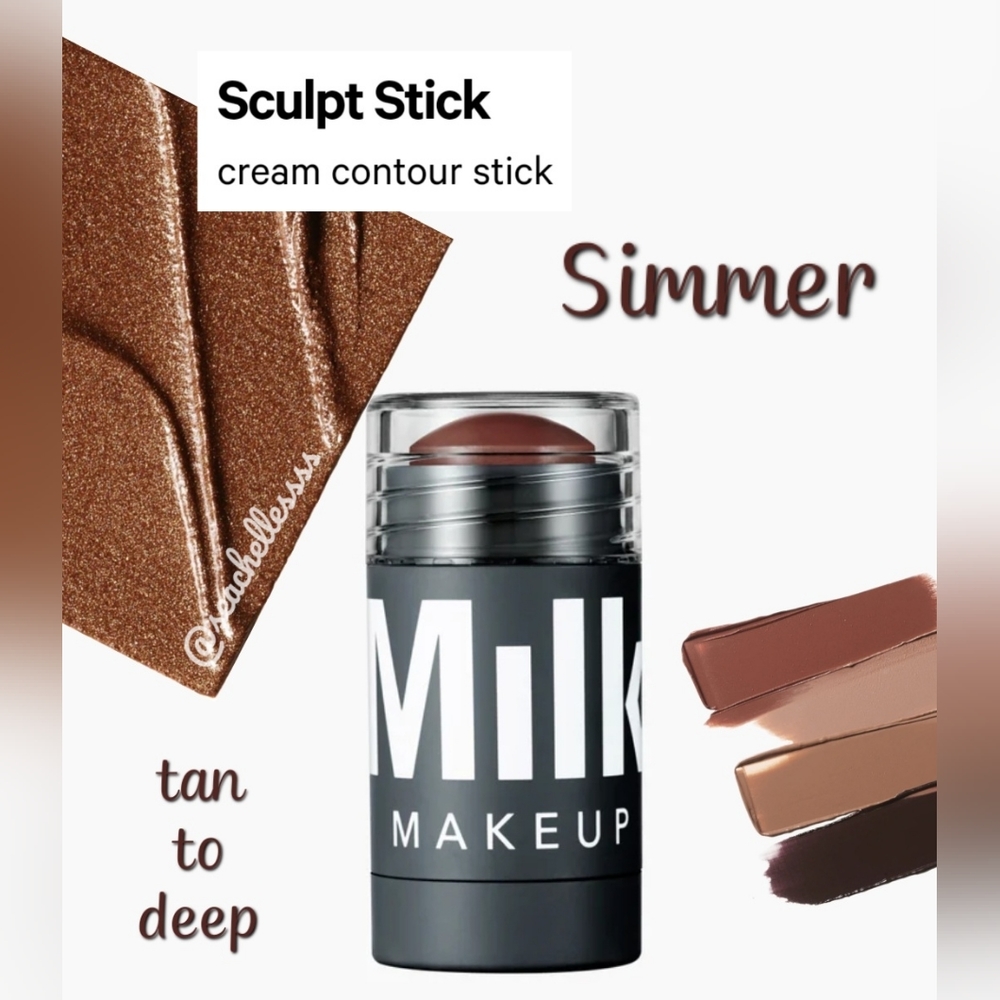 Milk Makeup Sculpt Stick Cream Contour | Simmer | Tan to Deep | Brand New in Box
